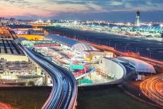 Dubai airport terminal map
